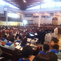 Photo taken at Iglesia Chung-Ang by Christian L. on 3/4/2012