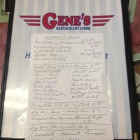 Снимок сделан в Gene&#39;s Restaurant пользователем Brian Z. 6/30/2012