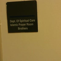 Photo taken at Mosque @ Washington Hospital Center by Fawad G. on 4/6/2012