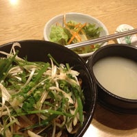 Photo taken at からし亭 韓麺1．0 東京イースト21店 by _kana_ F. on 8/13/2012
