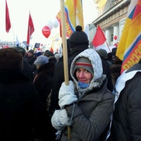 Photo taken at Митинг За Честные И Свободные Выборы by Ilya P. on 2/4/2012