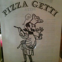 Photo taken at Pizza Getti by Rebecca H. on 1/22/2012