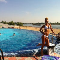 Photo taken at Заельцовский пляж by Anyta D. on 6/25/2012