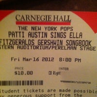 Photo taken at Carnegie Hall by Mark S. on 3/16/2012
