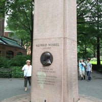 Photo taken at The Nobel Monument by Barbara B. on 7/28/2012