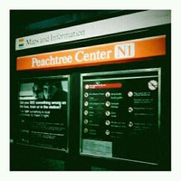 Photo taken at MARTA - Peachtree Center Station by Brandon L. on 5/8/2012