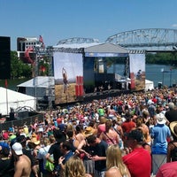 Photo taken at Chevrolet Riverfront Stage by Clint R. on 6/10/2012
