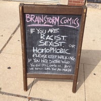 Photo taken at Brainstorm Comics by Jeannette S. on 9/2/2012
