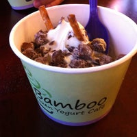 Photo taken at Bamboo Frozen Yogurt Café by Nicole M. on 6/9/2012