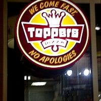 Photo taken at Toppers Pizza by Nicole X. on 12/23/2011