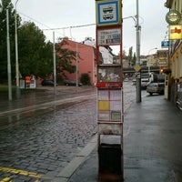 Photo taken at Stejskalova (tram) by Martin K. on 10/19/2011
