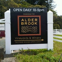 Photo taken at Alderbrook Winery by Tracy L. on 4/17/2012