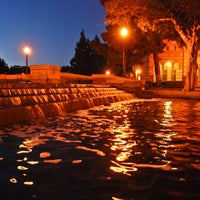 Photo taken at UCLA Shapiro Fountain by Ben B. on 1/31/2012