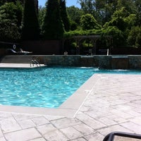 Photo taken at Gables Rock Springs Pool by Aaron R. on 4/28/2012