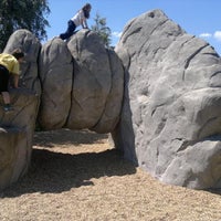 Photo taken at Fairlop Waters Boulder Park by Dormingo L. on 7/22/2012