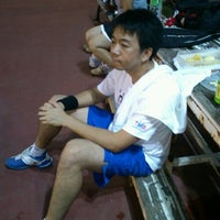 Photo taken at Tennis Court @ Suan Rod Fai by Pui N. on 5/12/2012