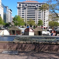 Photo taken at Occupy DC at Freedom Plaza by Natalie R. on 4/2/2012