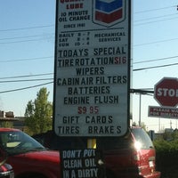 Photo taken at Quality Lube Oil Change &amp;amp; Auto Repair Center by Anthony on 4/18/2012
