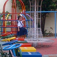 Photo taken at Rajinibon School Playground by Aui R. on 9/12/2012