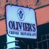 Photo taken at Olivier&amp;#39;s Creole Restaurant in the French Quarter by Peter B. on 3/21/2012