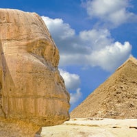 Photo taken at Great Pyramids of Giza by VacazionaViajes on 8/28/2012