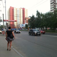 Photo taken at Остановка «Улица Щорса» by swuy on 6/21/2012