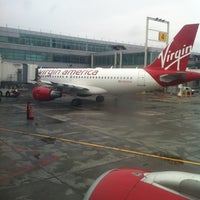Photo taken at Virgin America - Flight VX 411 by Richard B. on 3/25/2012