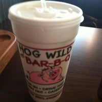 Photo taken at Hog Wild Pit Bar-B-Q by Tara on 6/30/2012