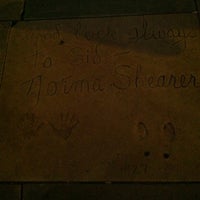 Photo taken at Norma Shearer&#39;s Foot Prints -  Grauman&#39;s Chinese  Theater by Darin B. on 9/3/2012