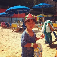 Photo taken at Brooklyn Bridge Park Pop Up Pool by Dave E. on 7/8/2012