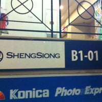 Photo taken at Sheng Siong Supermarket by Jenniefer T. on 4/10/2012