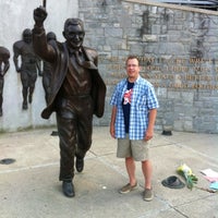 Photo taken at Joe Paterno Statue by John F. on 7/17/2012