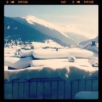 Photo taken at Dischma Hotel Davos by Ekaterina L. on 2/11/2012