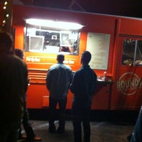Photo taken at Rounds Premium Burgers Truck by ~A P. on 1/22/2012
