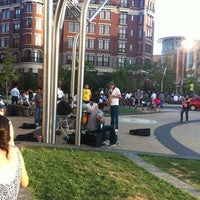 Photo taken at Columbia Heights Fountain by Esther on 8/4/2012
