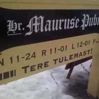 Photo taken at Hr. Mauruse pubi by Veljo H. on 1/19/2011