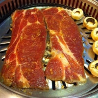 Photo taken at Jang Shou Korean BBQ by Ricky L. on 12/23/2011