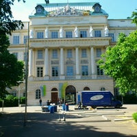 Photo taken at TU Wien Hauptgebäude by Raşit D. on 5/18/2012