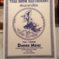 Photo taken at Thai Room Restaurant by Brad on 8/17/2012