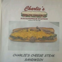 Photo taken at Charlie&amp;#39;s Sub Sandwich Station by Daisy T. on 3/21/2012