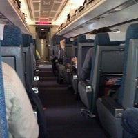 Photo taken at Amtrak Acela 2164 by Val on 4/10/2011