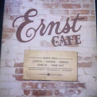 Photo taken at Ernst Cafe by Cameron B. on 9/26/2011