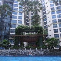 Photo taken at Regent Grove Swimming Pool Area by Monai E. on 5/16/2012