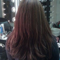 Photo taken at Velvet Pin Up Hair Studio by Raquel M. on 10/5/2011