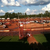 Photo taken at Dixie Speedway Home of the Champions by Randall B. on 7/23/2011