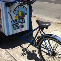 Photo taken at Aloha Pops Ice Cream Tricycle by Dana I. on 8/13/2012