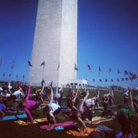 Photo taken at Cherry Blossom Yoga 2012 by The Laminator on 4/7/2012