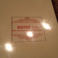 Photo taken at Bistro 118 by Chandra C. on 4/25/2012