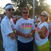 Photo taken at The Color Run by Jeff F. on 7/28/2012