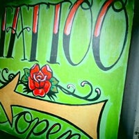 Photo taken at New Rose Tattoo by Ben D. on 2/18/2012